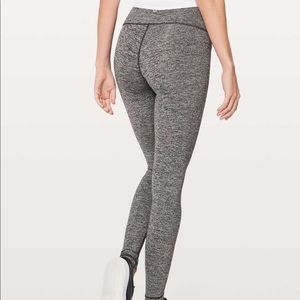 Lululemon grey wonder under leggings